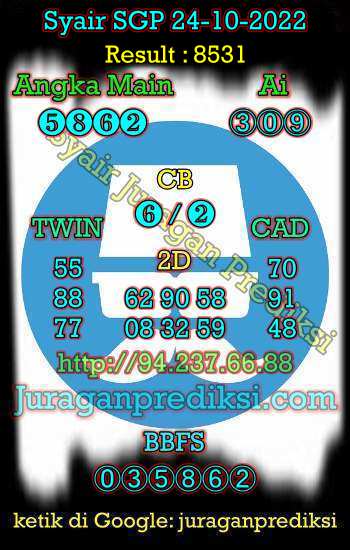 prediksi sgp 24 oktober 2022, syair sgp hari ini senin 24-10-2022, prediksi syair singapore senin 24 oktober 2022