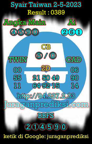 prediksi taiwan 2 mei 2023, syair taiwan hari ini selasa 2-5-2023, angka keluar togel taiwan, toto jitu taiwan 2 mei 2023 akurat