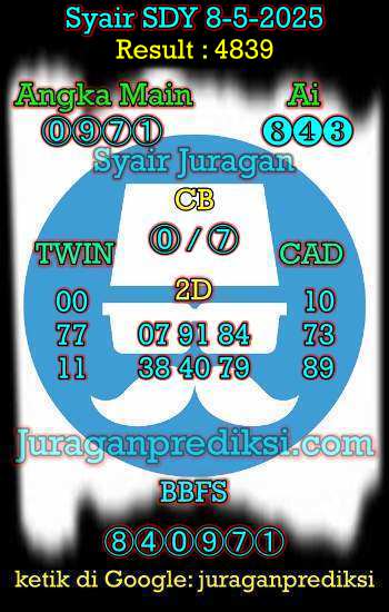 prediksi sdy 8 mei 2025, syair sdy hari ini kamis 8-5-2025, prediksi syair sydney 8 mei 2025, prediksi sdy jp jitu dan akurat